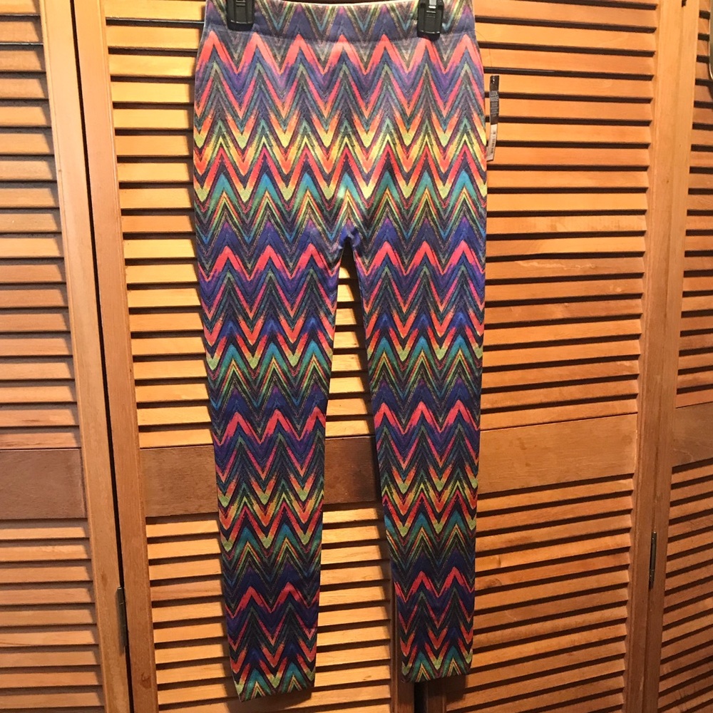 Squeeze Colorful Zigzag Leggings